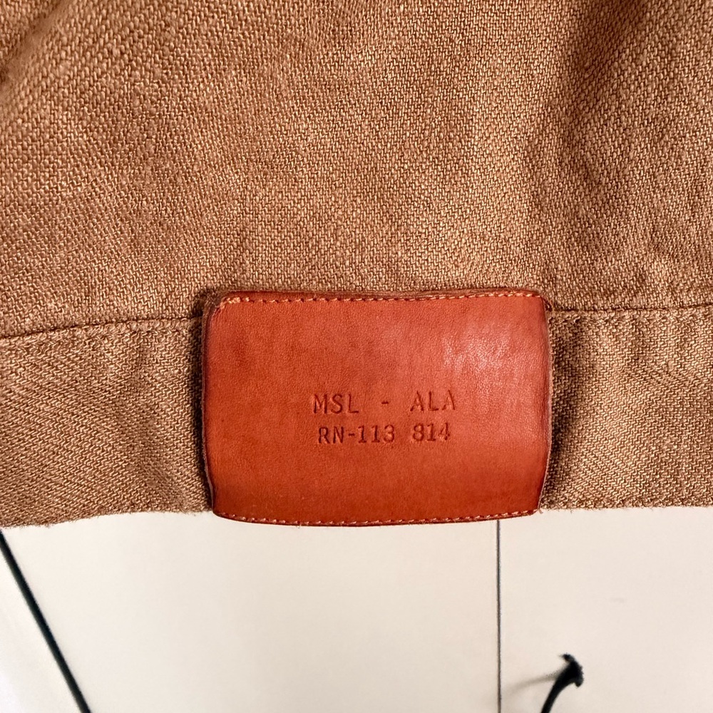 Billy Reid Linen Trucker’s Jacket - Picture 3 of 6